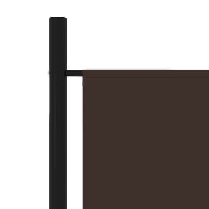 5-panels rumdeler 250 x 180 cm brun