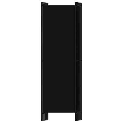 6-panels rumdeler 300 x 180 cm sort