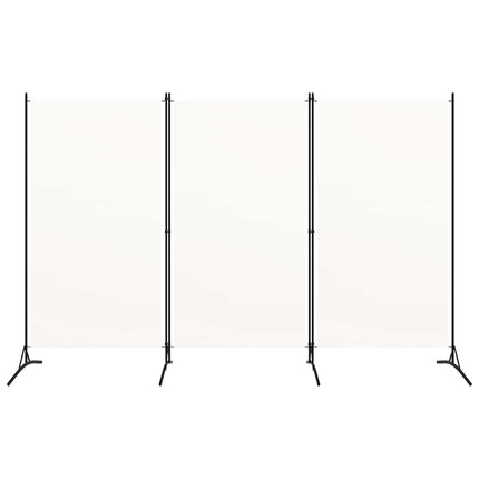 3-panels rumdeler 260x180 cm stof hvid