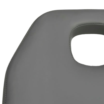massagebord 180x62x(86,5-118) cm grå