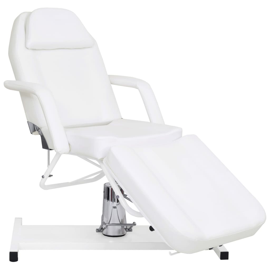 massagebord 180x62x(87-112) cm hvid