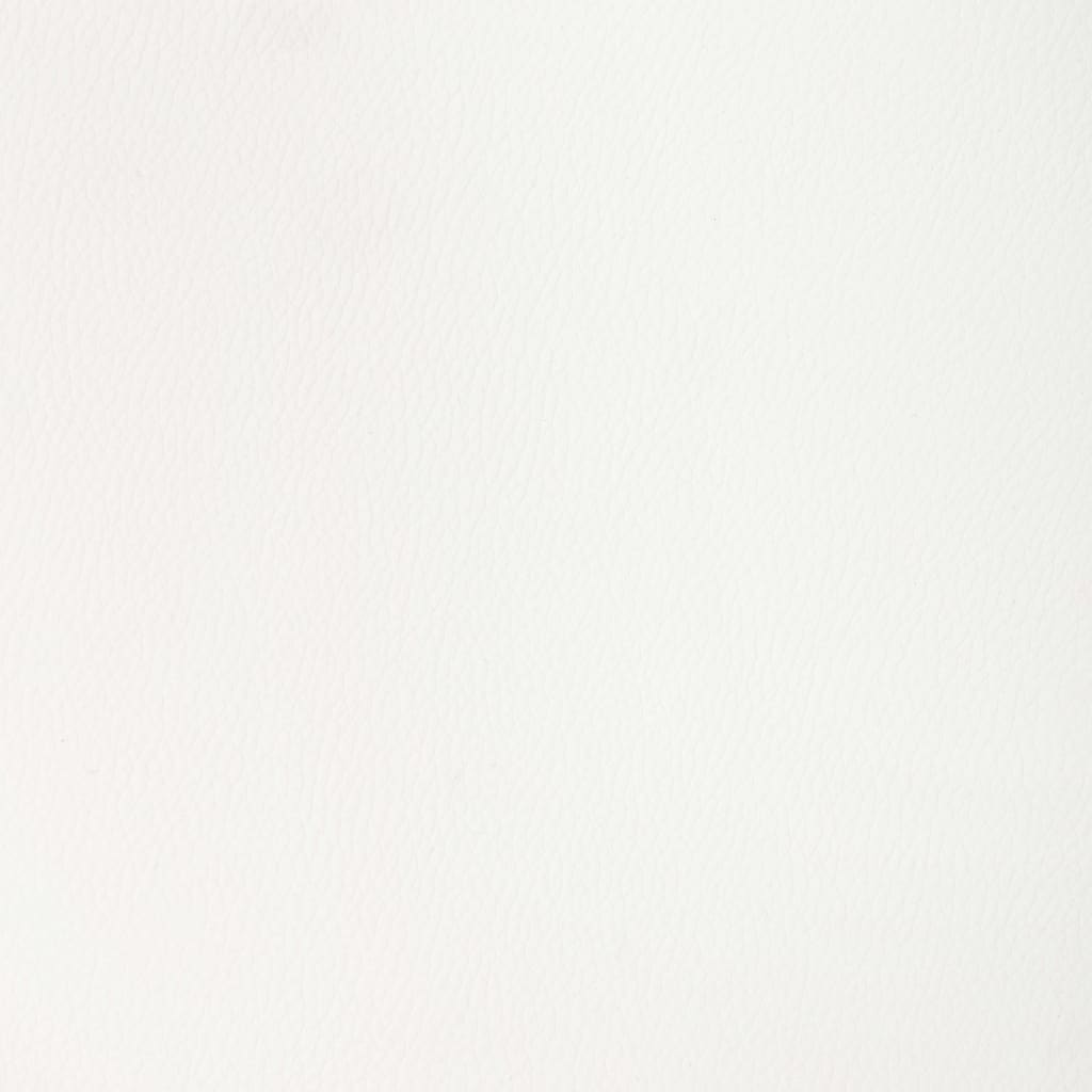 drejelige spisebordsstole 4 stk. kunstlæder hvid