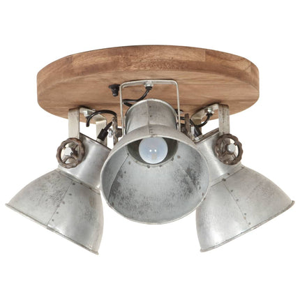 industriel loftlampe 25 W 42x27 cm E27 sølvfarvet