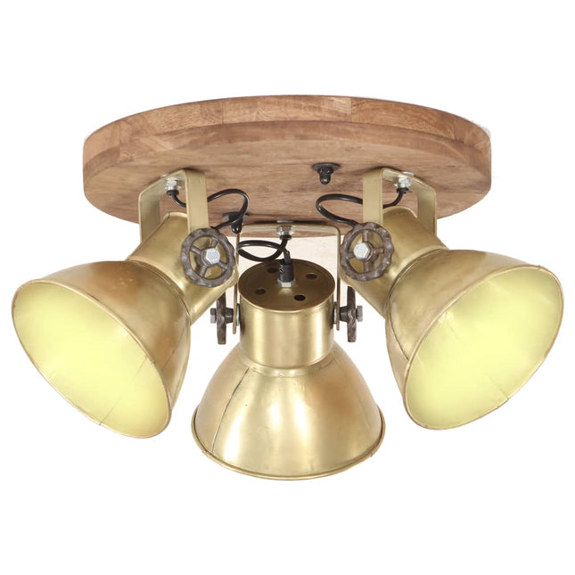 industriel loftlampe 25 W 42x27 cm E27 messingfarvet