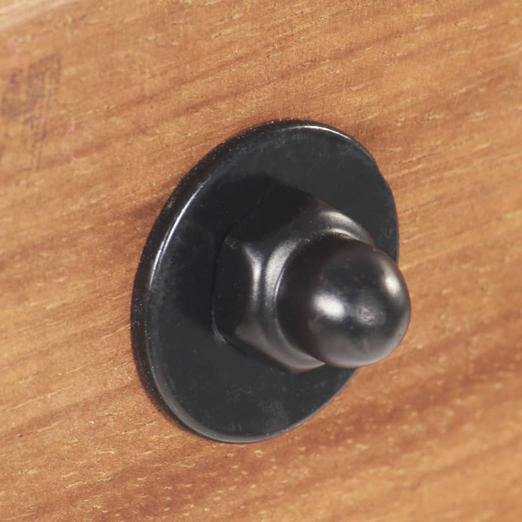 industriel væglampe 90x25 cm E27 mat sort