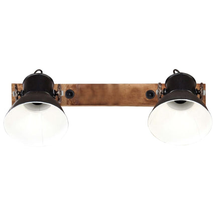 industriel væglampe 45x25 cm E27 mat sort
