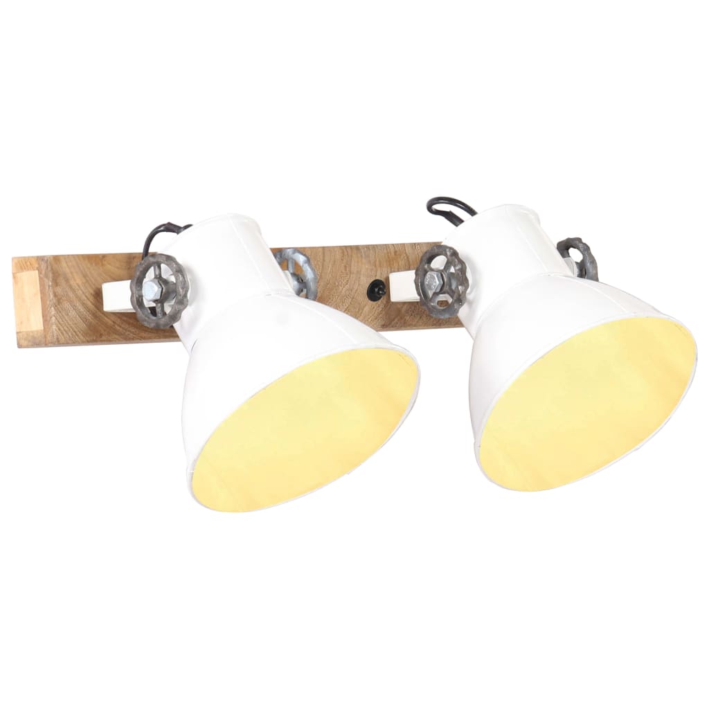 industriel væglampe 45x25 cm E27 hvid