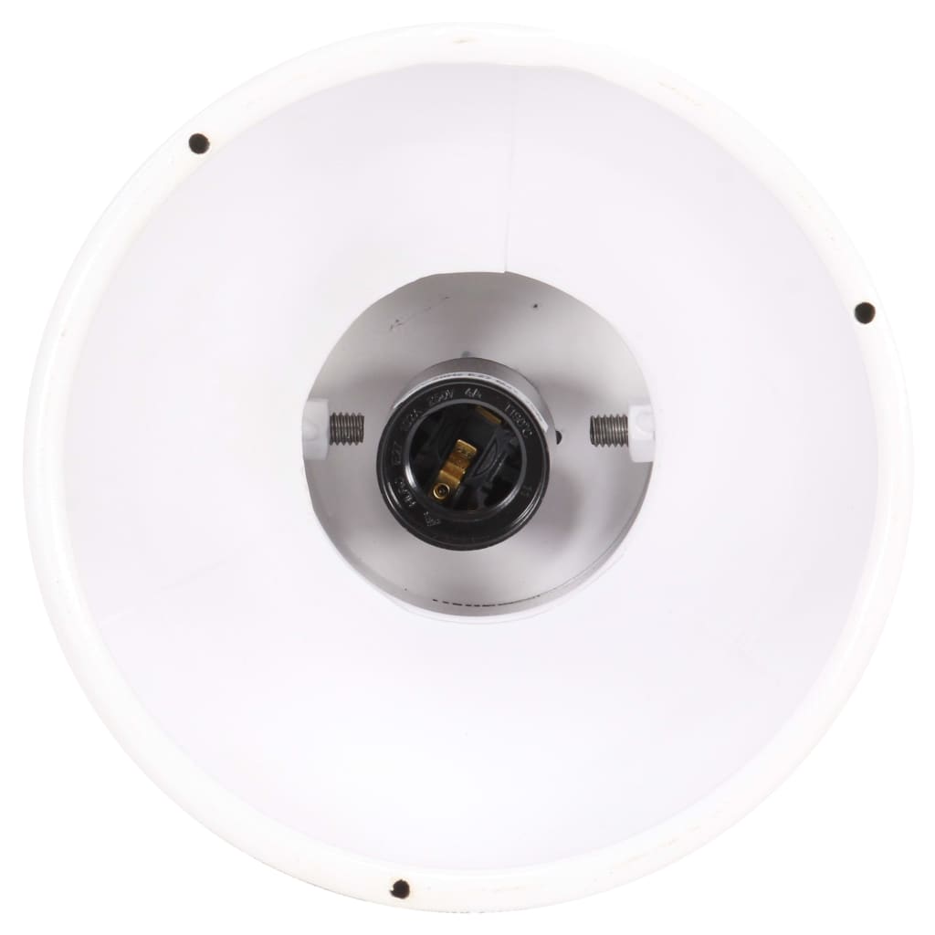 industriel loftlampe E27 mangotræ hvid