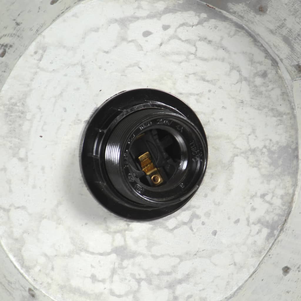 industriel hængelampe 25 W 109 cm E27 sølvfarvet