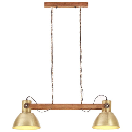 industriel hængelampe 25 W 109 cm E27 messingfarvet