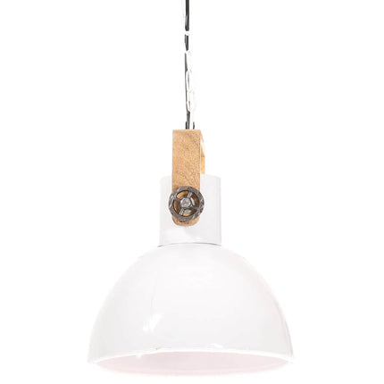 industriel hængelampe 25 W rund 30 cm E27 hvid