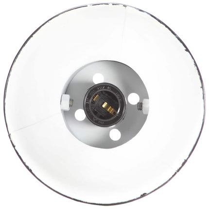 industriel skrivebordslampe 58x18x90 cm E27 rund mat sort