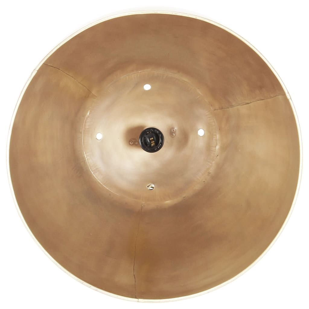 industriel hængelampe 25 W rund 42 cm E27 messingfarvet