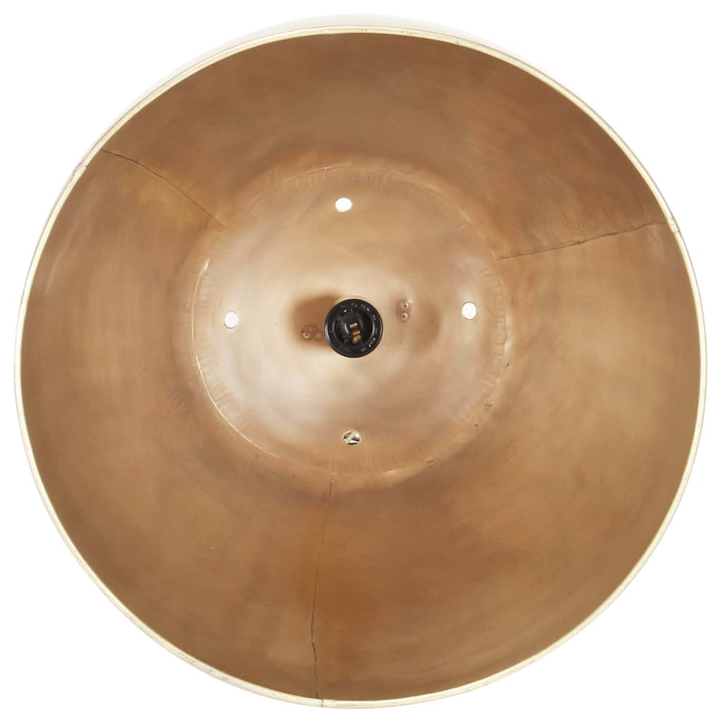 industriel hængelampe 25 W rund 32 cm E27 messingfarvet