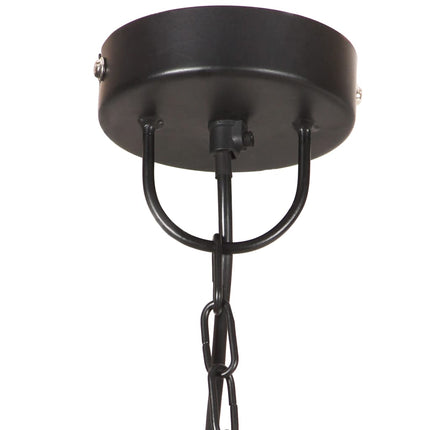 industriel hængelampe 25 W rund 32 cm E27 mat sort