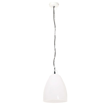 industriel hængelampe 25 W rund 32 cm E27 hvid