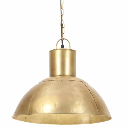 hængelampe 25 W rund 48 cm E27 messingfarvet