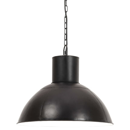 hængelampe 25 W rund 48 cm E27 mat sort