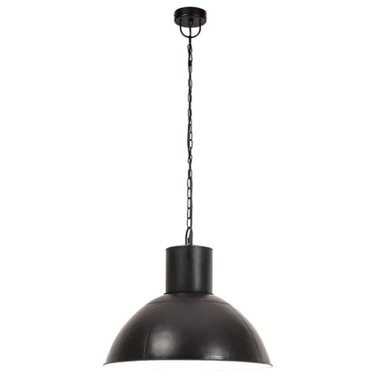 hængelampe 25 W rund 48 cm E27 mat sort