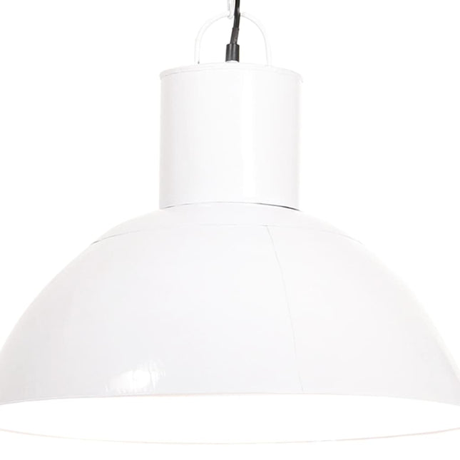 hængelampe 25 W rund 48 cm E27 hvid