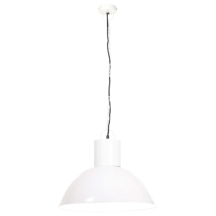 hængelampe 25 W rund 48 cm E27 hvid