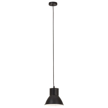 hængelampe 25 W rund 17 cm E27 sort