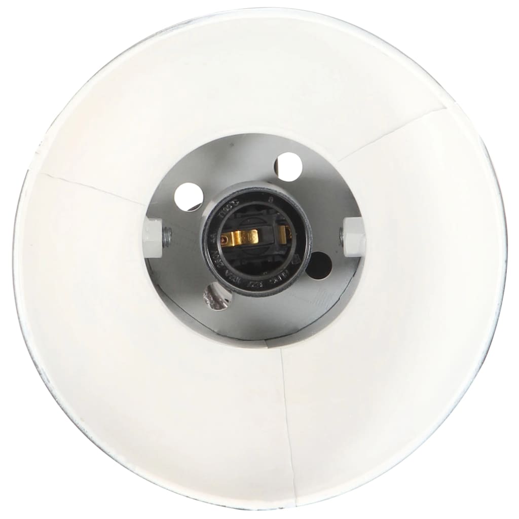 gulvlampe med 2 lampeskærme E27 støbejern sort