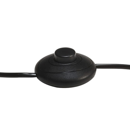 gulvlampe E27 massivt mangotræ sølvfarvet
