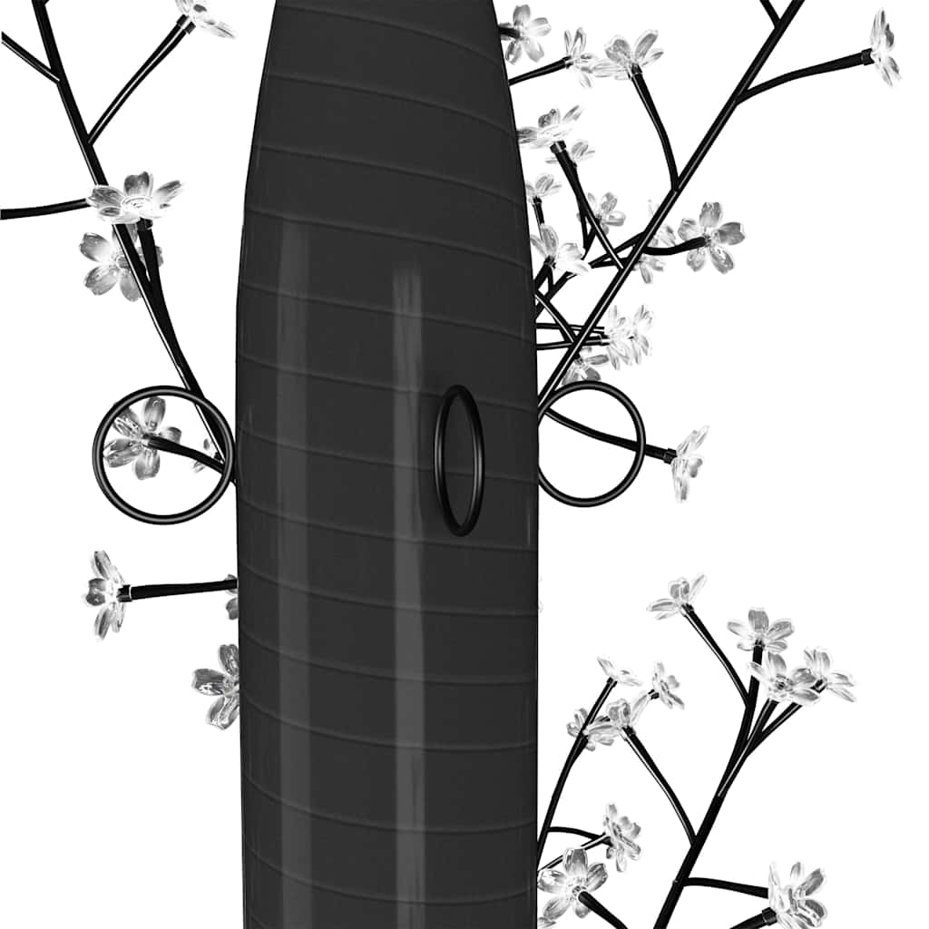 juletræ 2000 LED'er kirsebærblomst 500 cm blåt hvidt lys