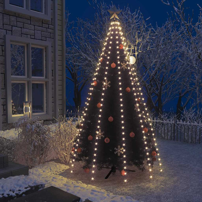 lysnet til juletræ 300 lysdioder 300 cm