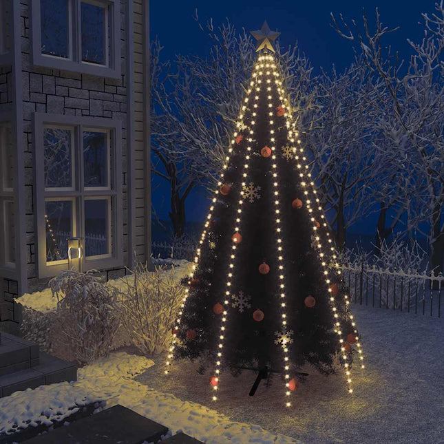 lysnet til juletræ 400 lysdioder 400 cm