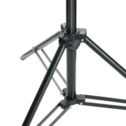 fotostudiesæt med softboxlampe og baggrund