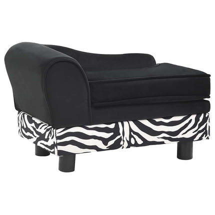 hundesofa 57x34x36 cm plys sort
