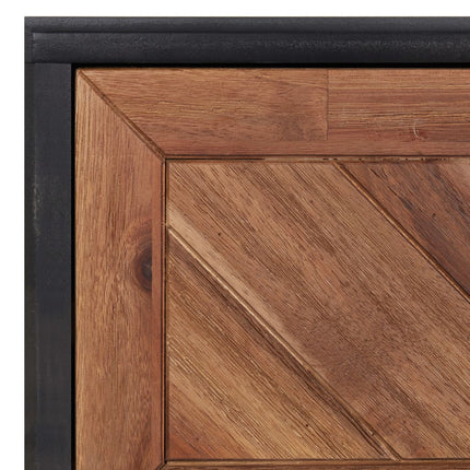 sofabord 90x50x40 cm massivt akacietræ og MDF