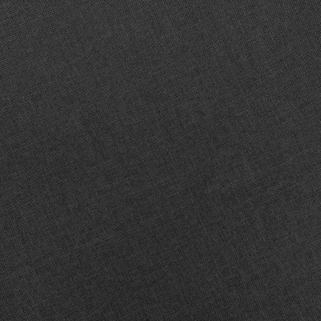 lænestol med fodskammel stof mørkegrå