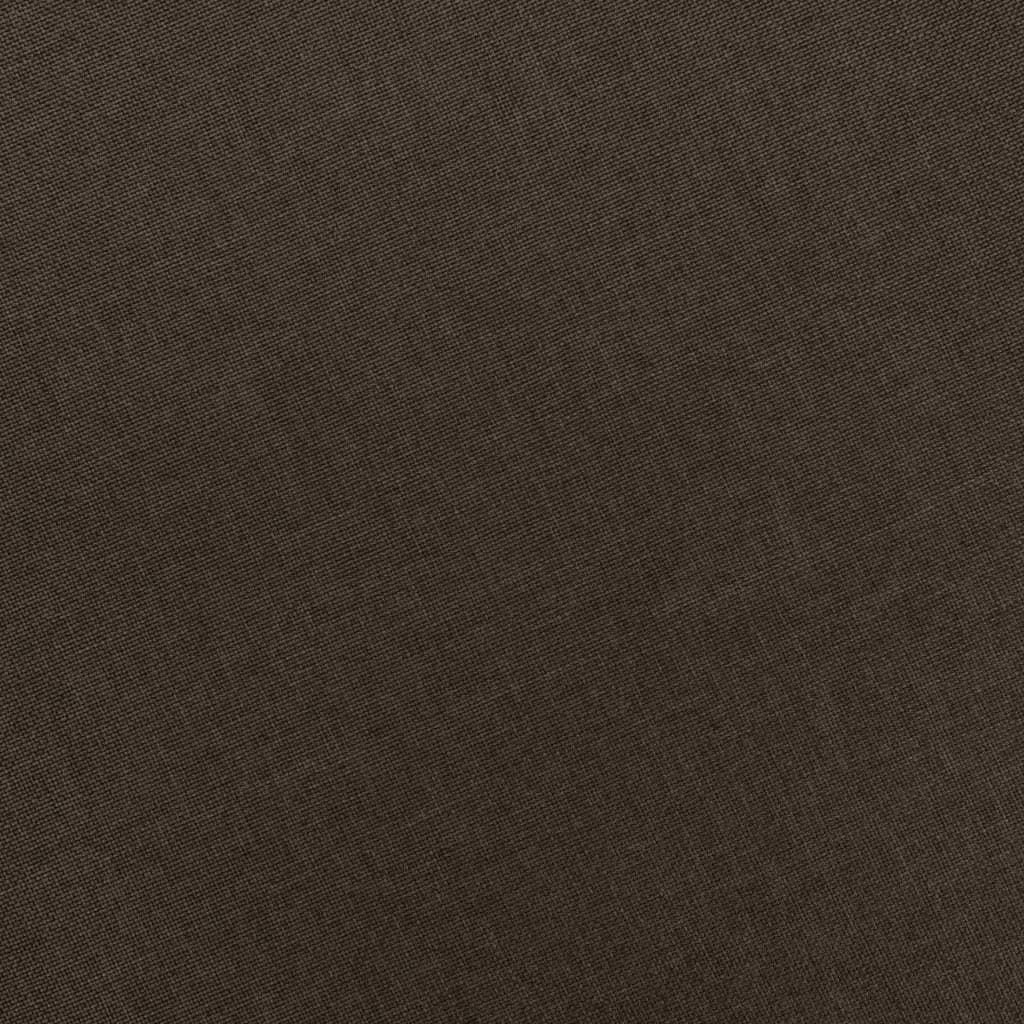 lænestol med fodskammel stof brun