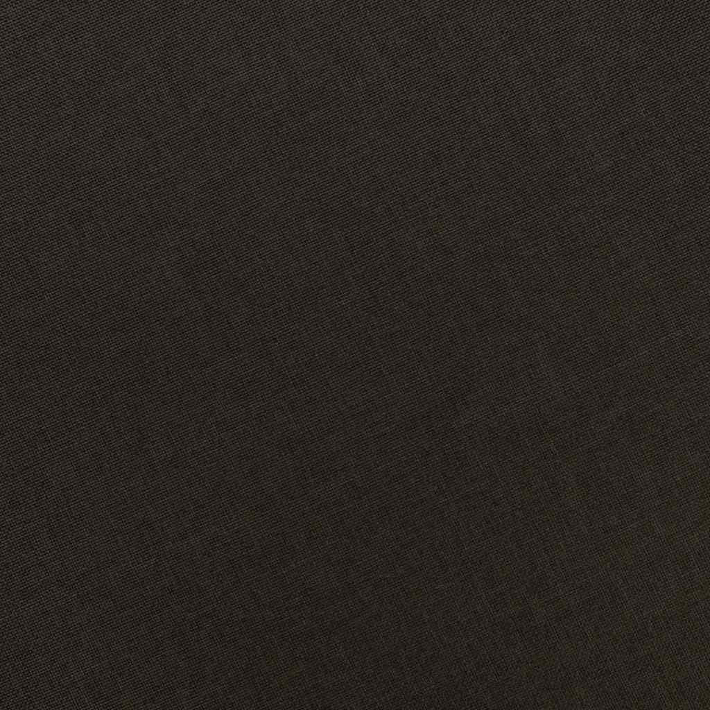 lænestol med fodskammel stof mørkebrun