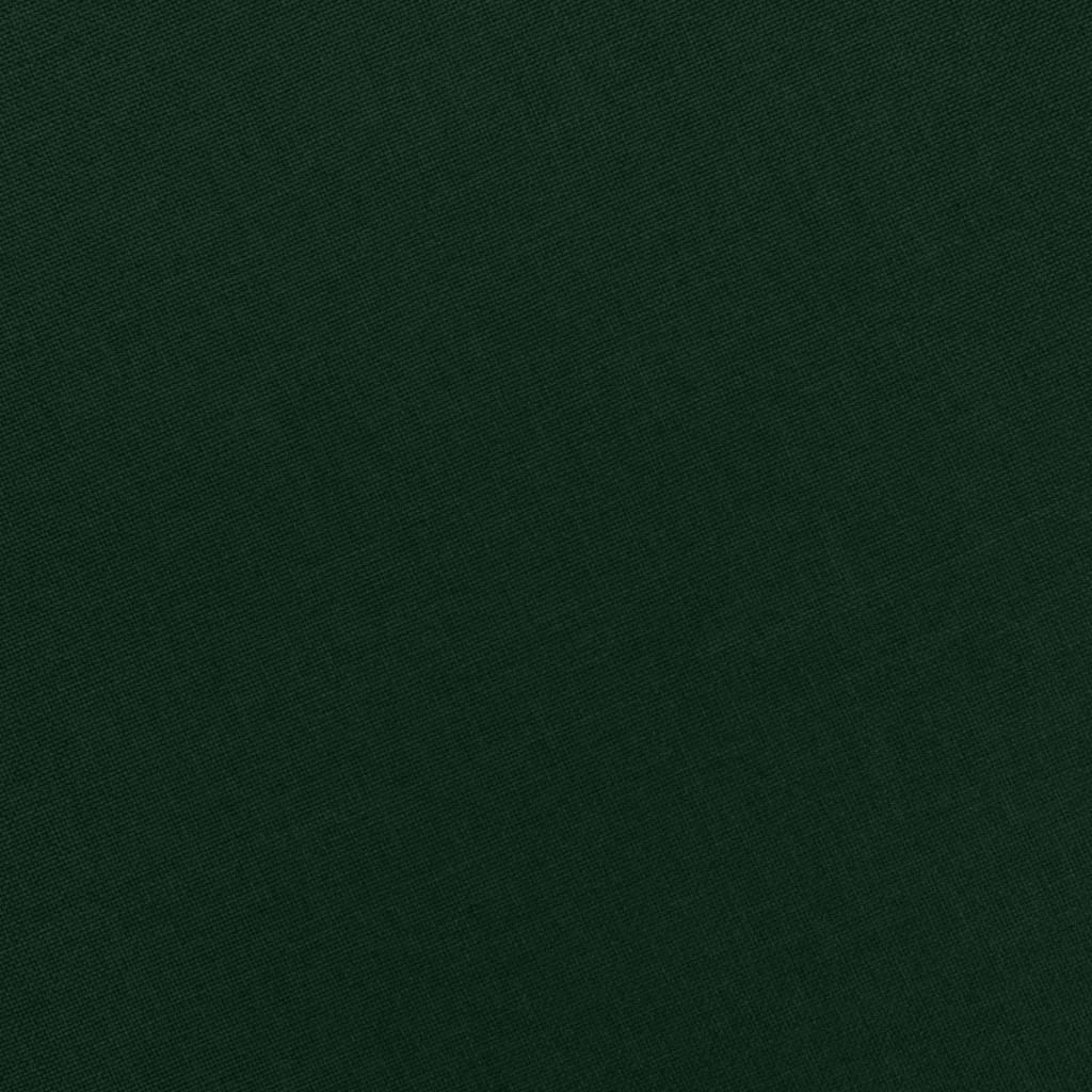 lænestol med fodskammel stof mørkegrøn