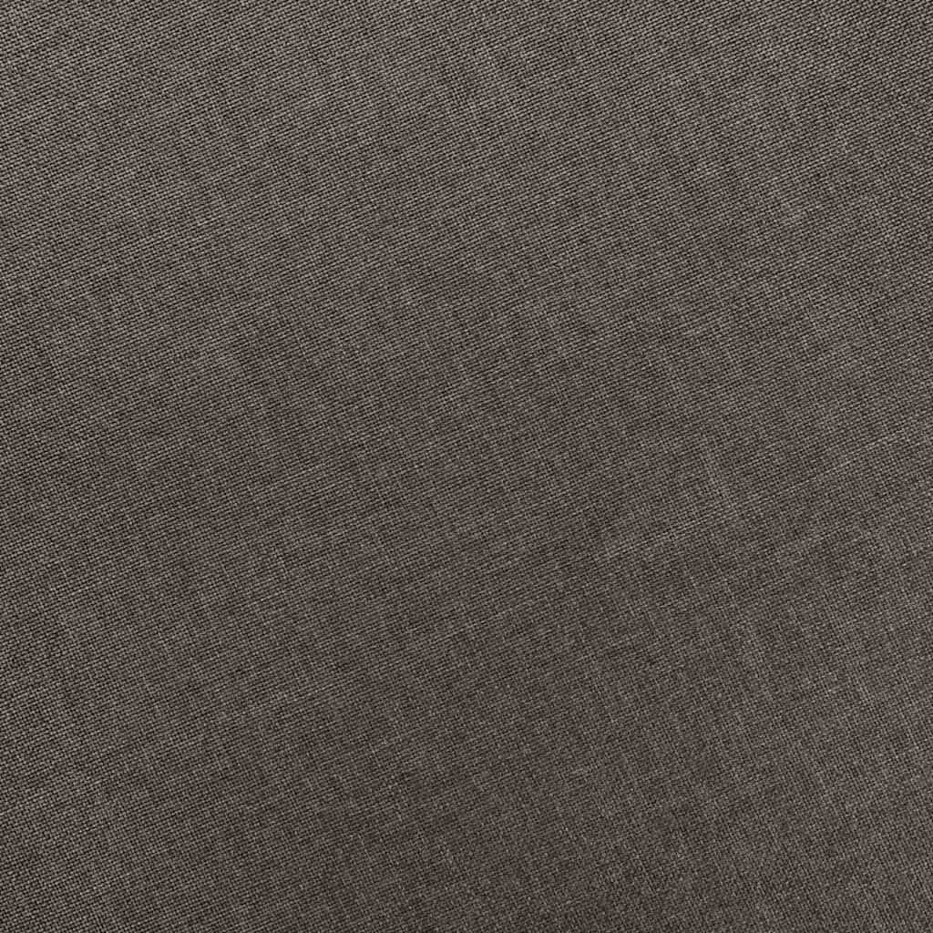 lænestol med fodskammel stof gråbrun