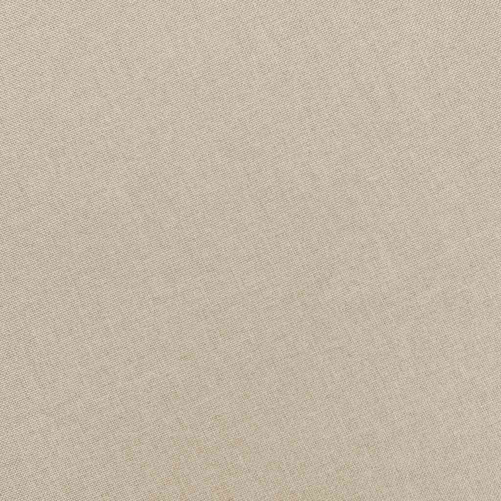 lænestol med fodskammel stof cremefarvet