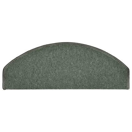 trappemåtter 15 stk. 65x24x4 cm mørkegrønne halvrunde store