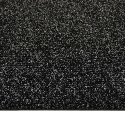 Tæppe 20 pcs Sort 50 x 50 cm Bitumen