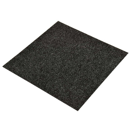 Tæppe 20 pcs Sort 50 x 50 cm Bitumen