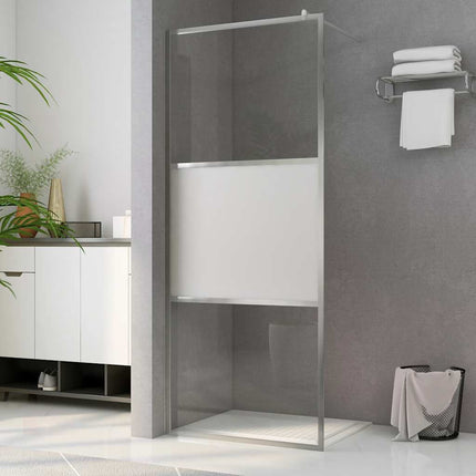 Bruseskærme Sølv 90 x 195 cm Glas og Aluminium