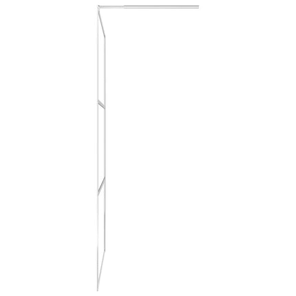 Bruseskærme Sølv 115 x 195 cm Glas og Aluminium