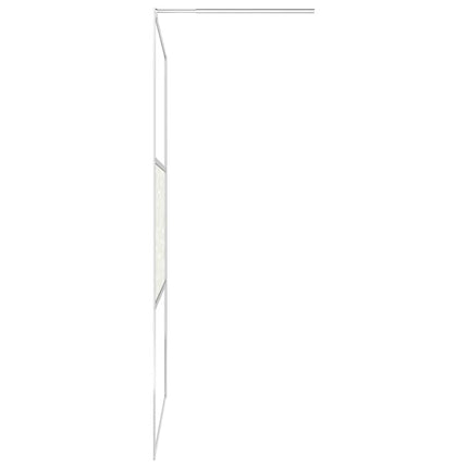 Bruseskærme Sølv 100 x 195 cm Glas og Aluminium