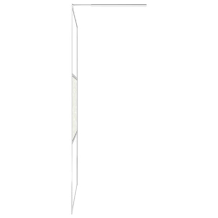 Bruseskærme Sølv 140 x 195 cm Glas og Aluminium