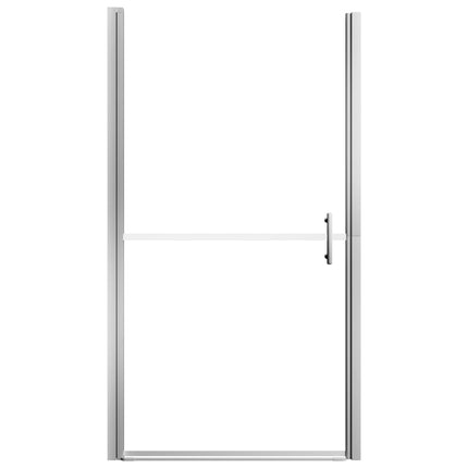 brusedør 91x195 cm matteret hærdet glas