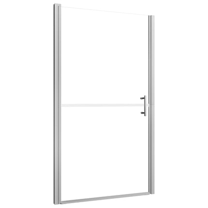 brusedør 100x178 cm matteret hærdet glas