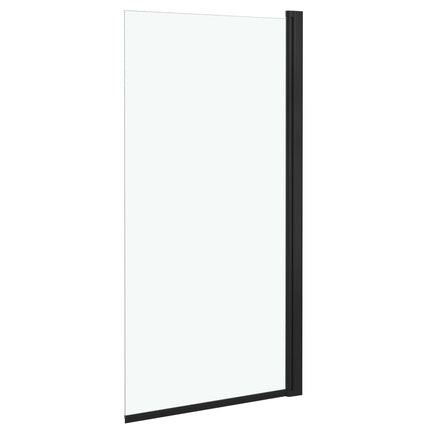 brusekabine 68x130 cm ESG sort